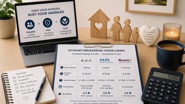 ASR, Dela of Monuta Uitvaartverzekering vergelijken